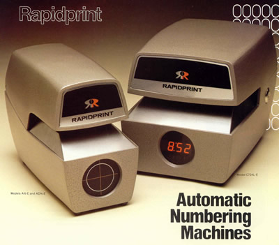 Time/Date/Numbering Machines